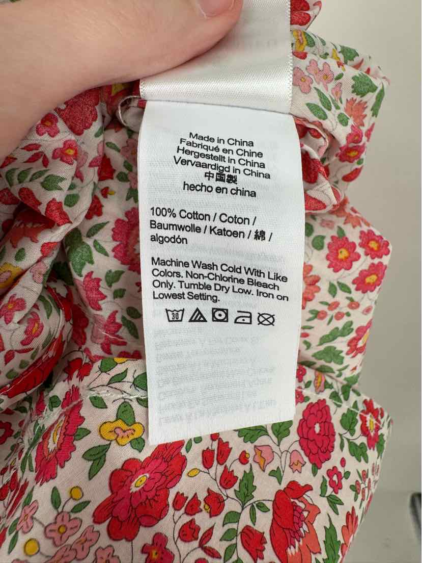 Size 4 J Crew Multi-Color Shirt