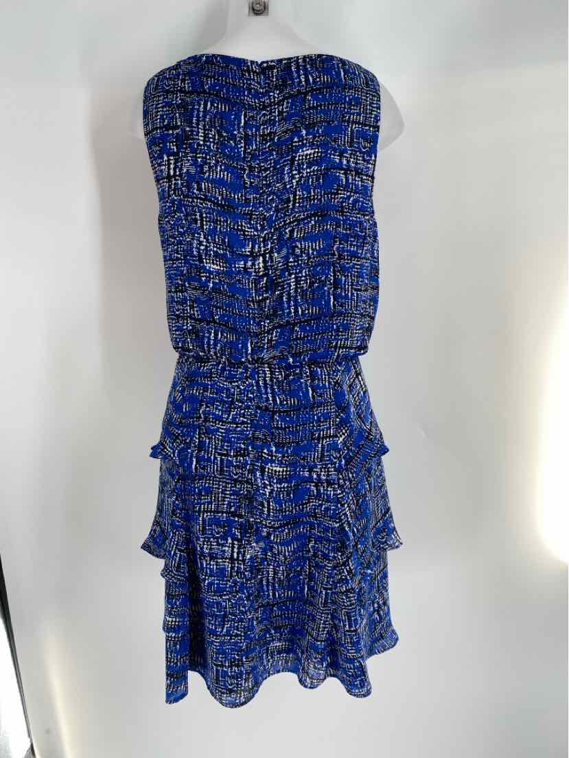 Size 14 Banana Republic Blue Print Dress