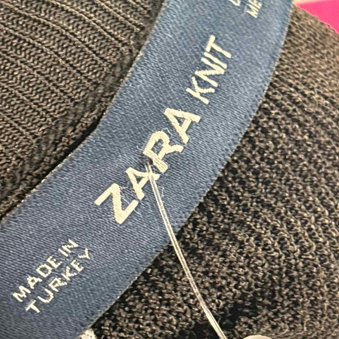 Size M ZARA Black Knit Shirt