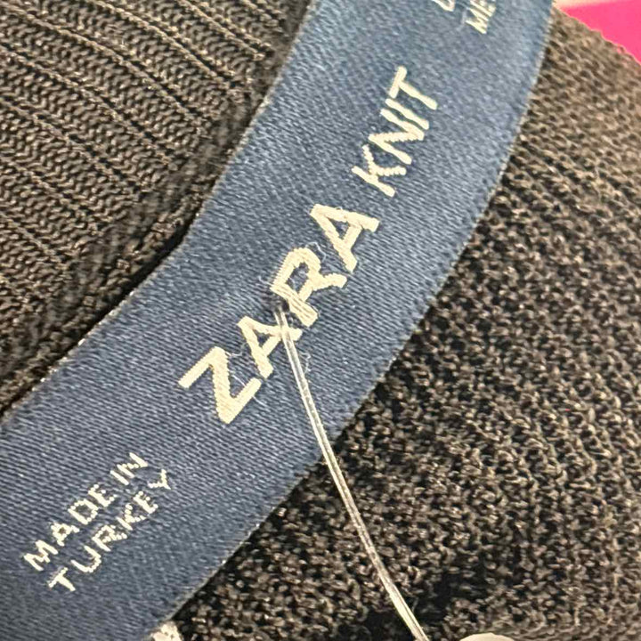 Size M ZARA Black Knit Shirt