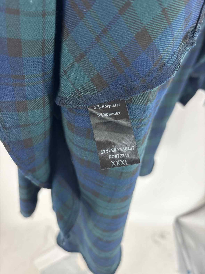 Size XXXL TUCKERNUCK Blue Print Dress