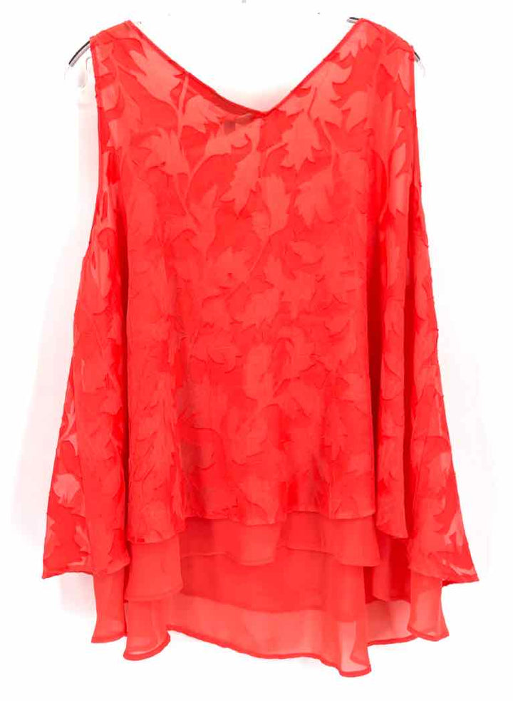Size 24 LANE BRYANT Orange Shirt