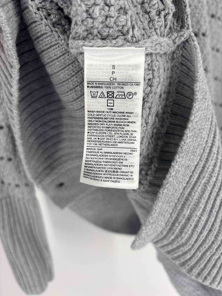 Size S GAP Gray Knit Cardigan