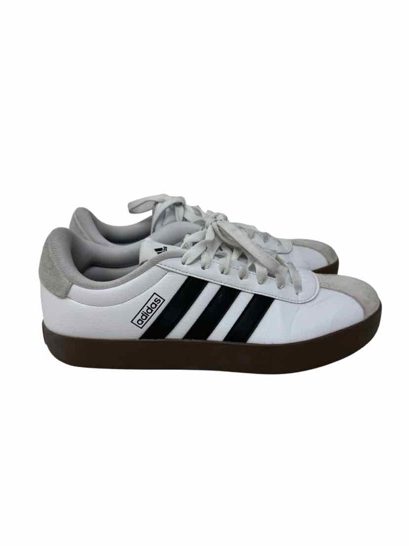 Shoe Size 10 Adidas White Leather Sneakers