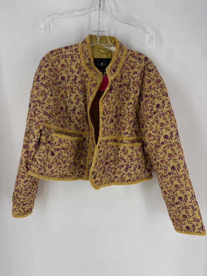 Size L 7 for all Mankind Mustard Jacket
