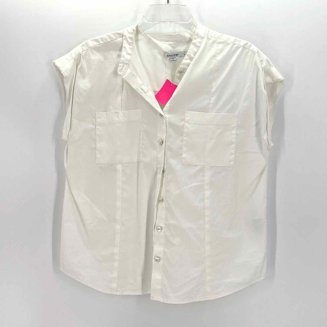 Size M Chico's White Shirt