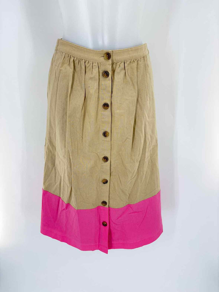 Size XS J Crew Tan Skirt
