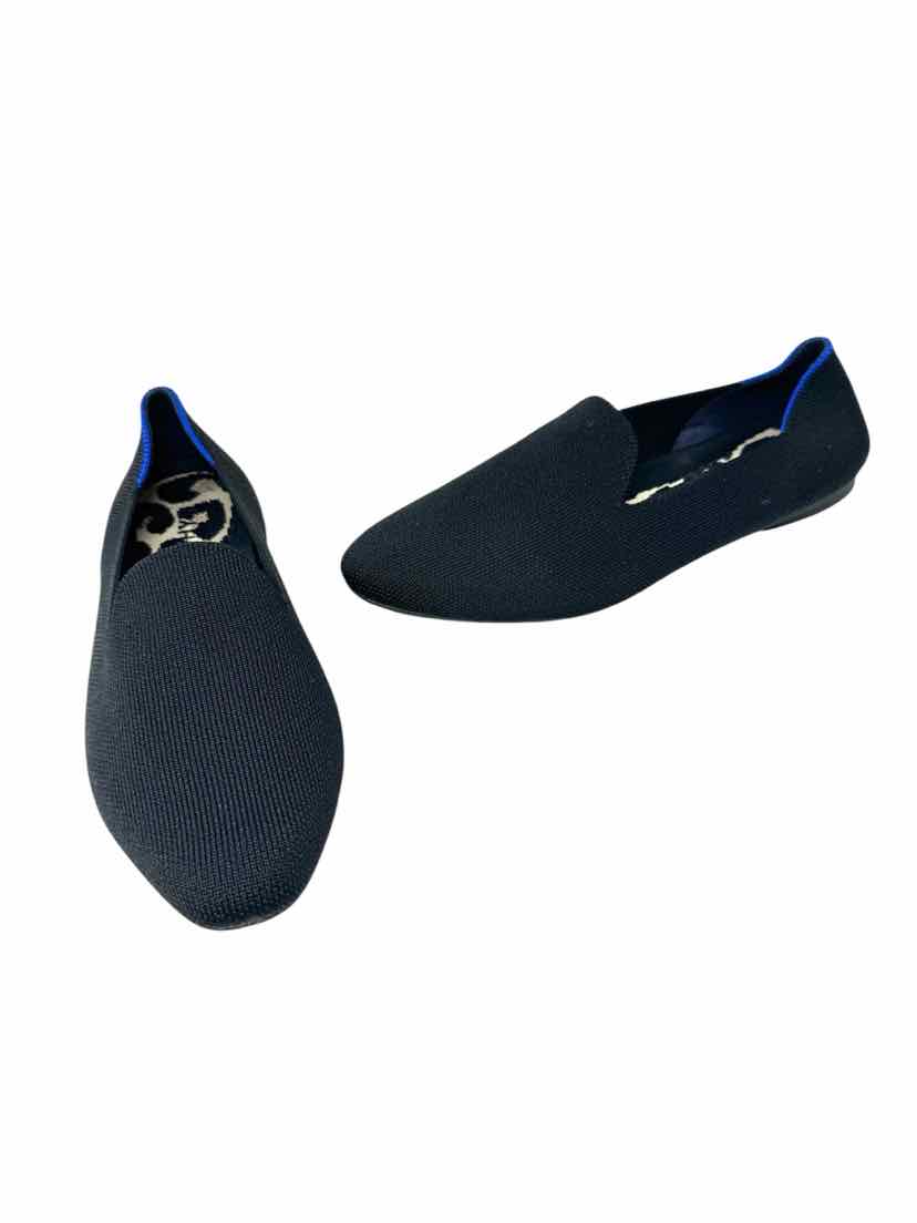 Shoe Size 7.5 ROTHY'S Black Knit Flats