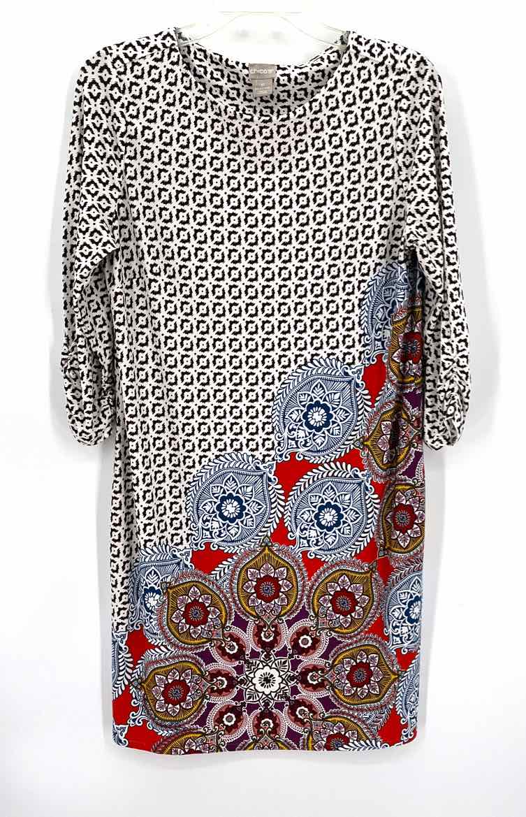 Size M Chico's Multi-Color Dress