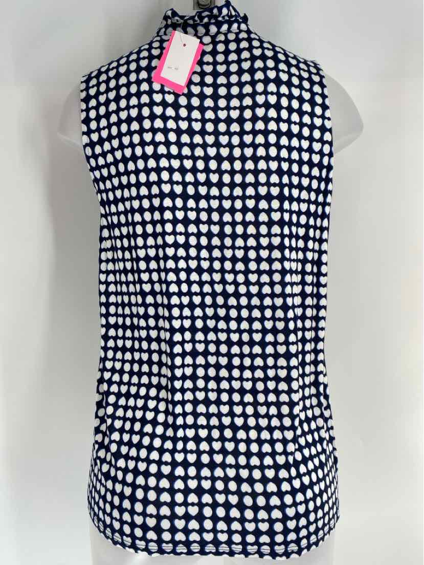 Size M Ann Taylor Navy Shirt
