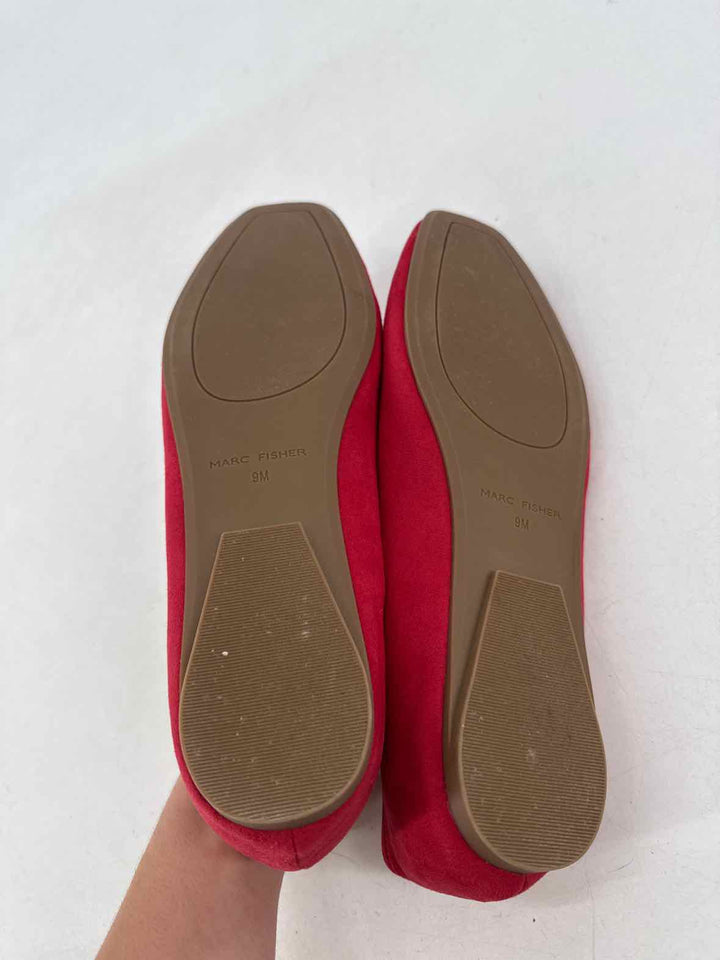Shoe Size 9 MARC FISHER Red Flats