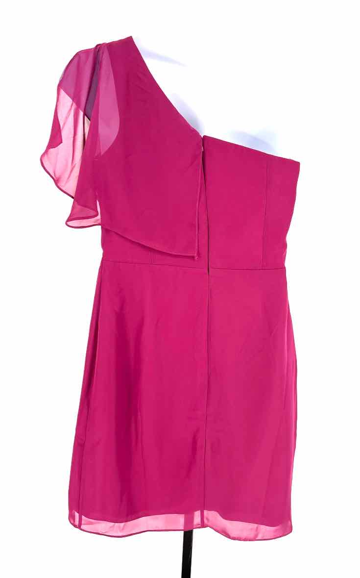 Size 12 Fuschia Chiffon Dress