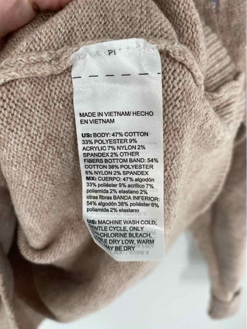 Size M Chico's Tan Sweater