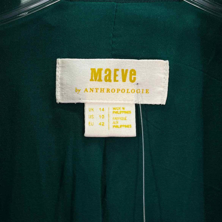 Size 10 MAEVE Green Blazer