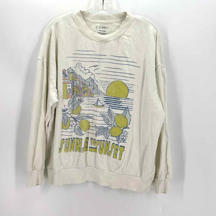 Size M Z SUPPLY Cream Sweater