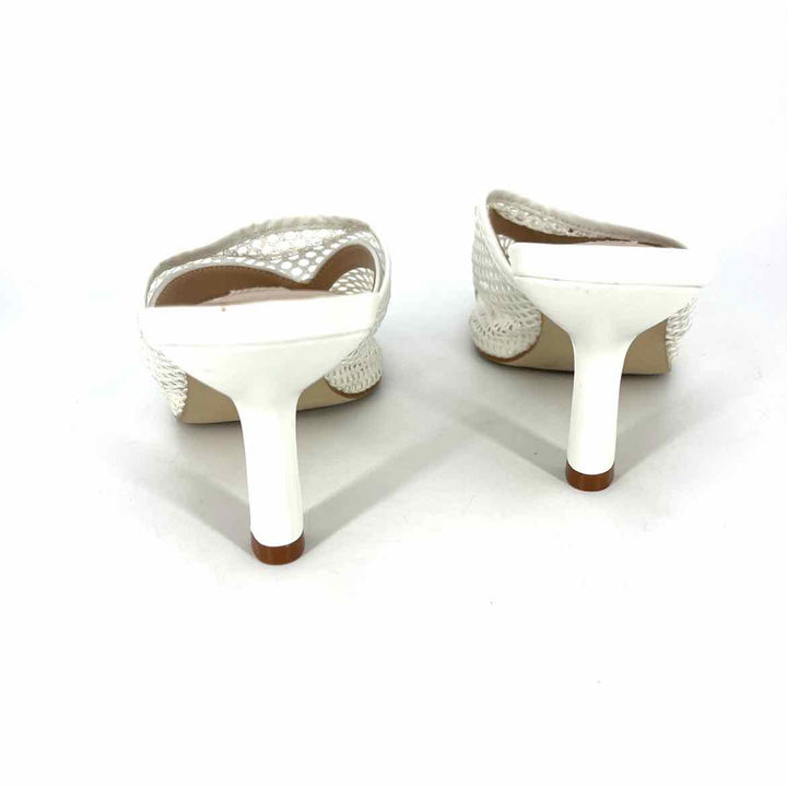 Shoe Size 9.5 Steve Madden White Mesh Sandals