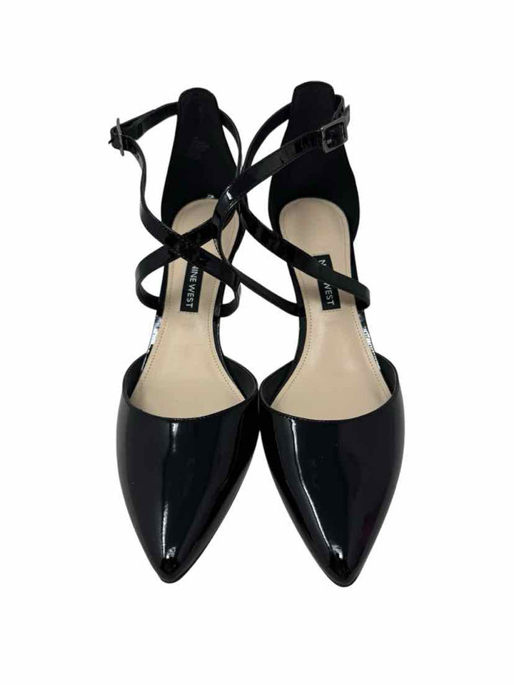 Shoe Size 7.5 Nine West Black Leather Pumps