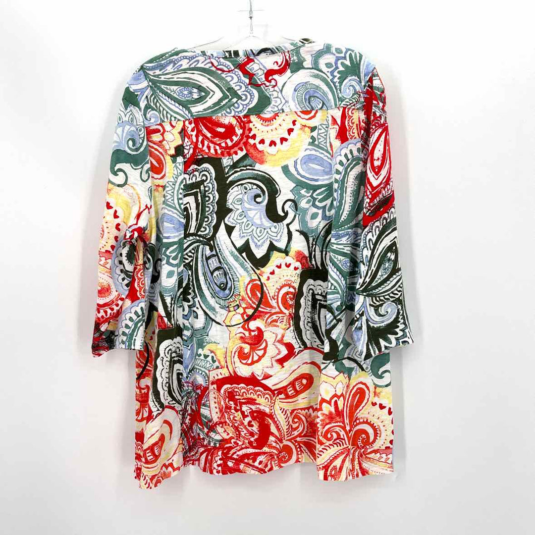 Size 2 Chico's Multi-Color Shirt