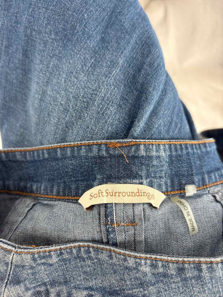 Size XL SOFT SURROUNDINGS Denim Skirt