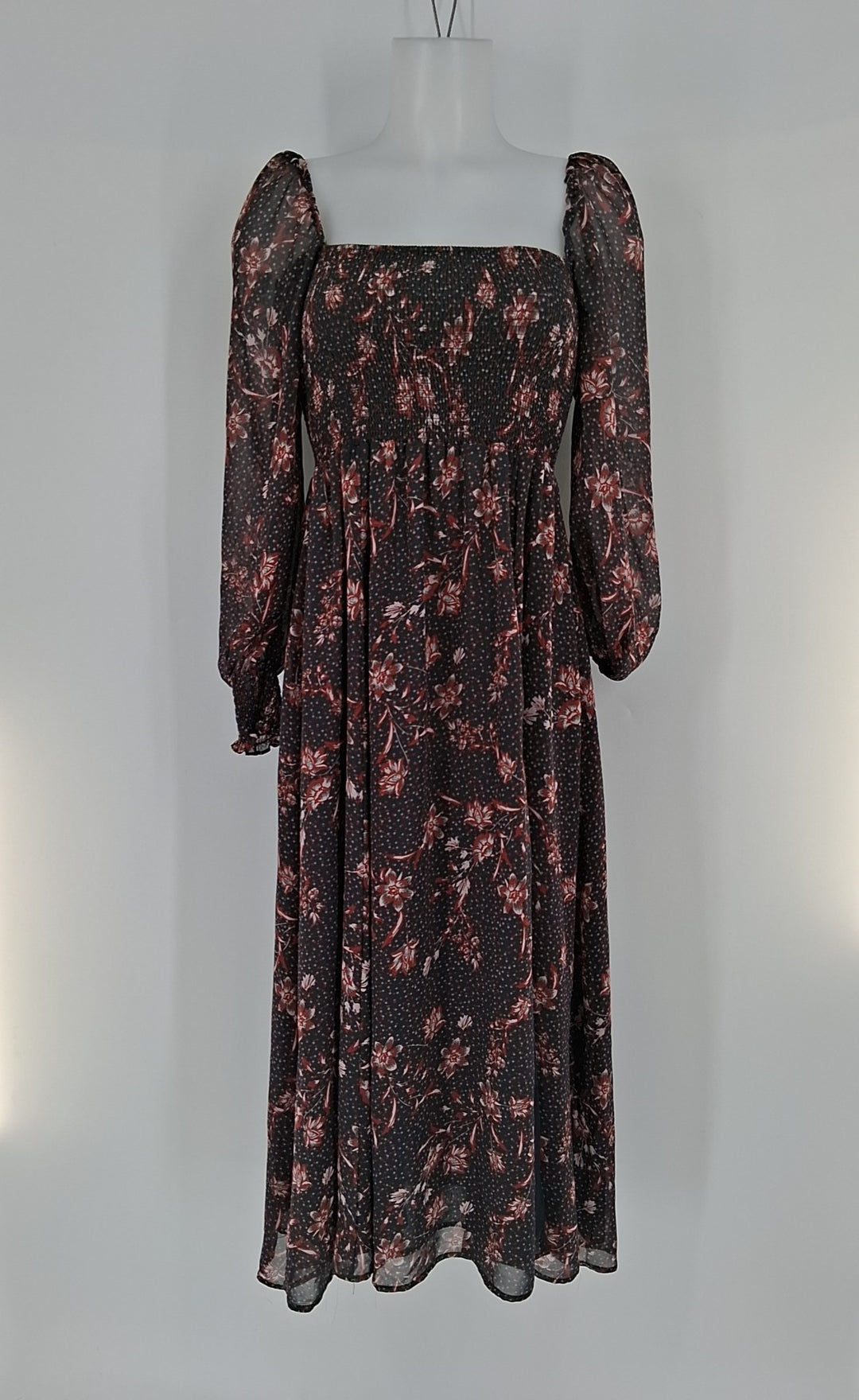 Size S Navy Print Dress
