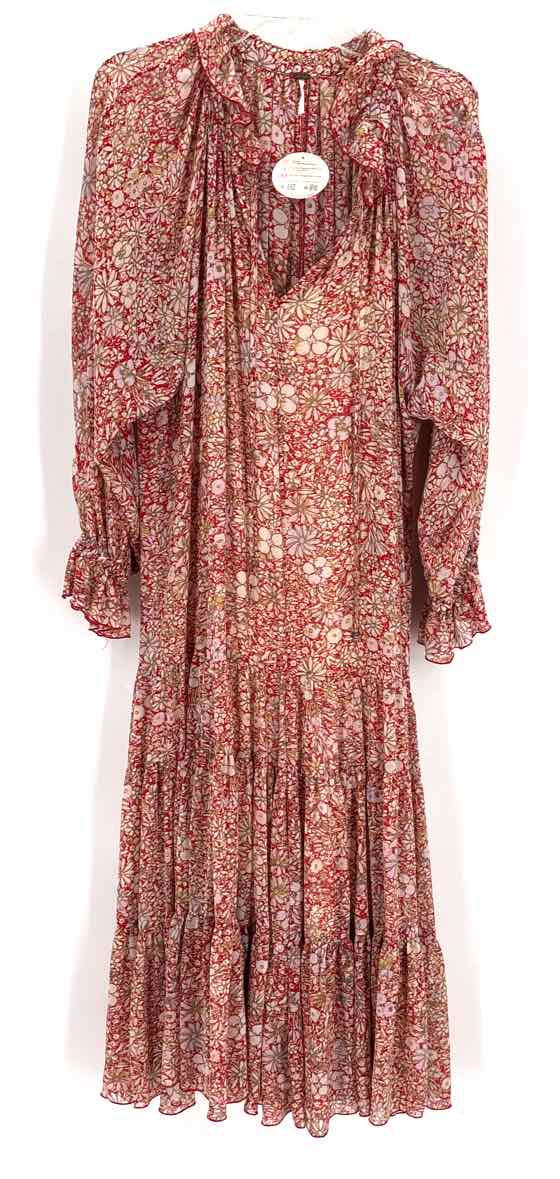 Size S FREE PEOPLE Red Dress