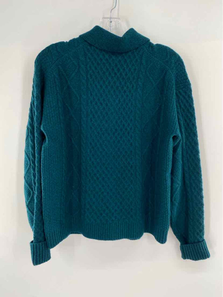 Size M CABI Teal Sweater