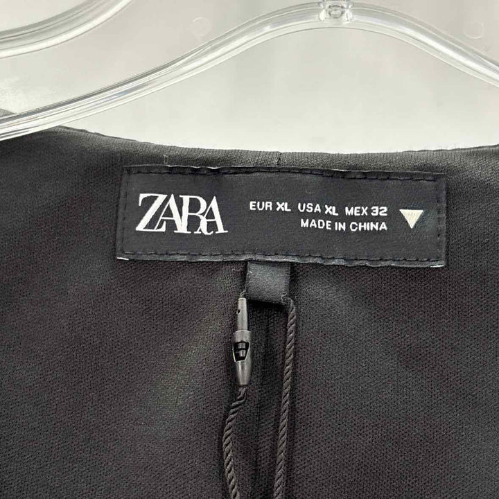 Size XL ZARA Black Velvet Shirt