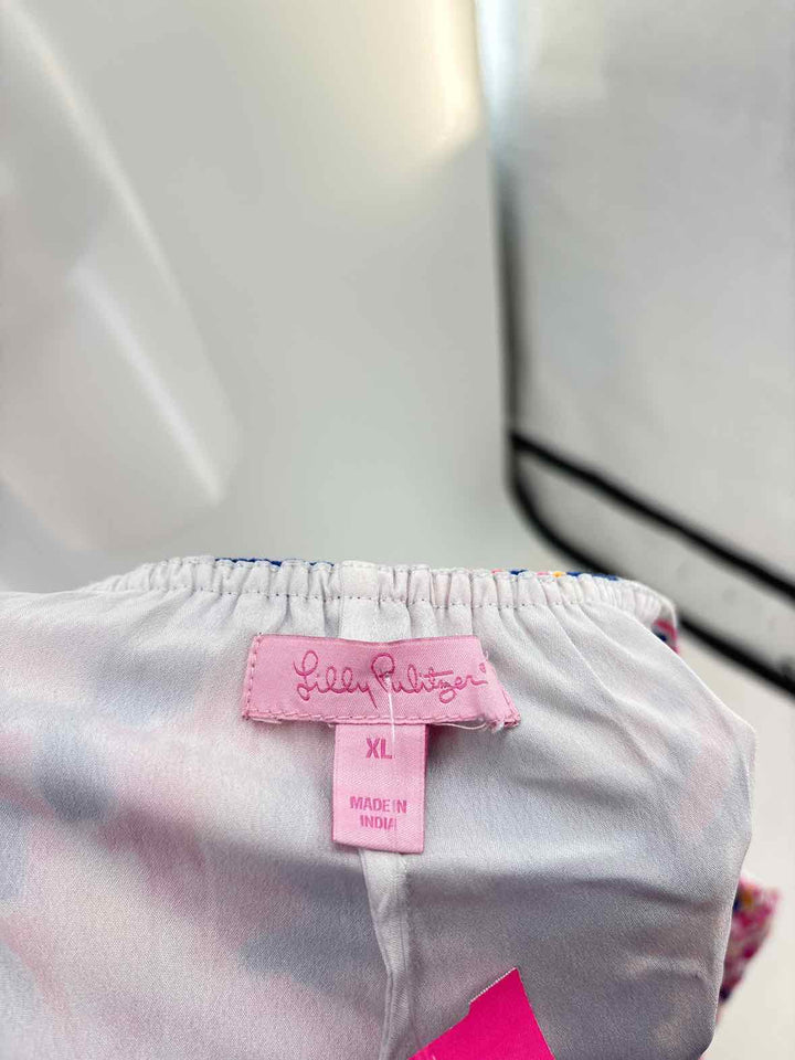 Size XL Lilly Pulitzer Blue Print Shirt