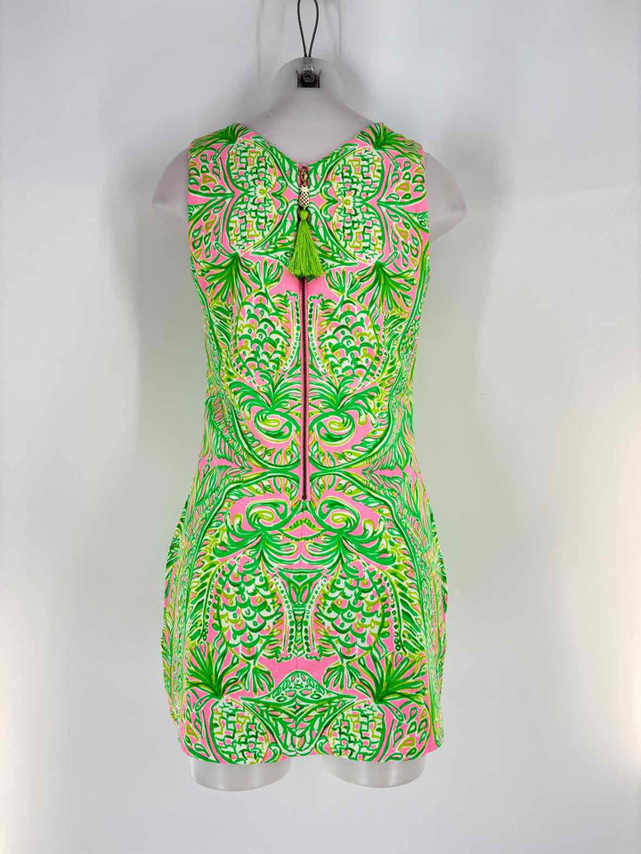 Size 2 Lilly Pulitzer Lime Green Dress