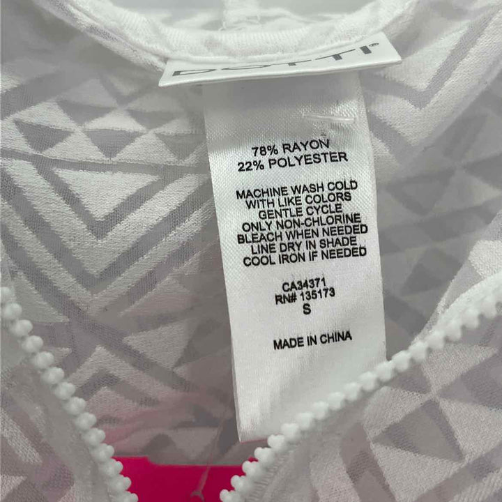 Size S DOTTI White Swimsuit