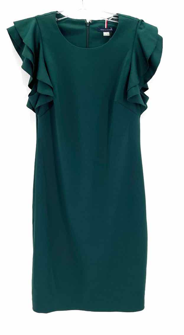 Size 8 TOMMY HILFIGER Green Dress