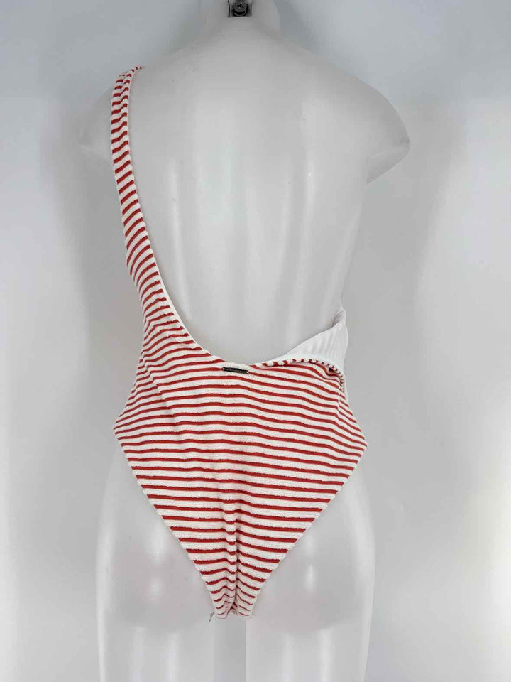 Size L Mara Hoffman White Swimsuit