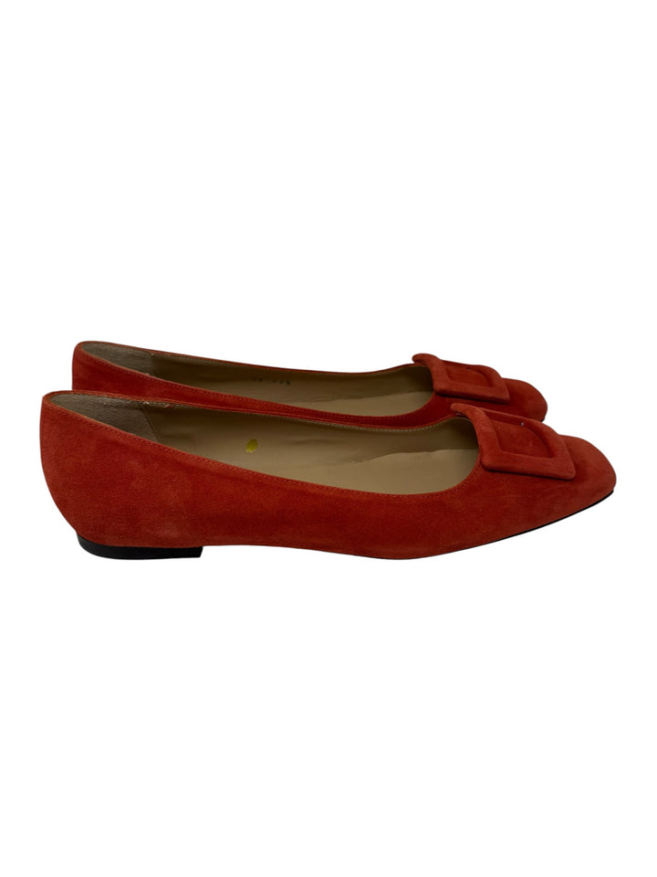 Shoe Size 40.5 ANN MASHBURN Orange Flats