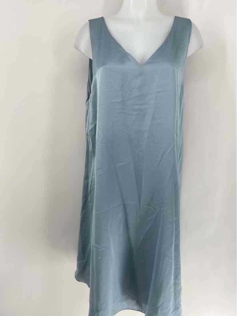 Size XL Eileen Fisher Teal Silk Dress