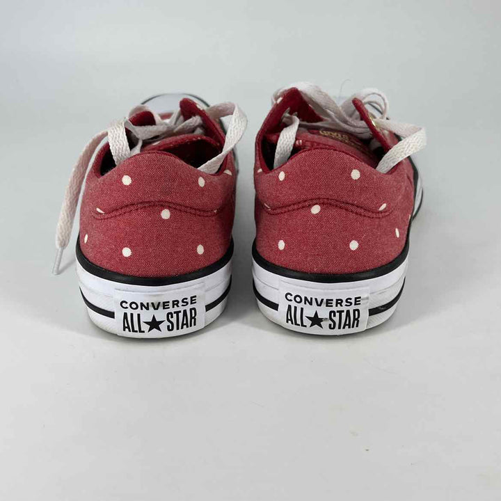 Shoe Size 8 Converse Red Canvas Sneakers