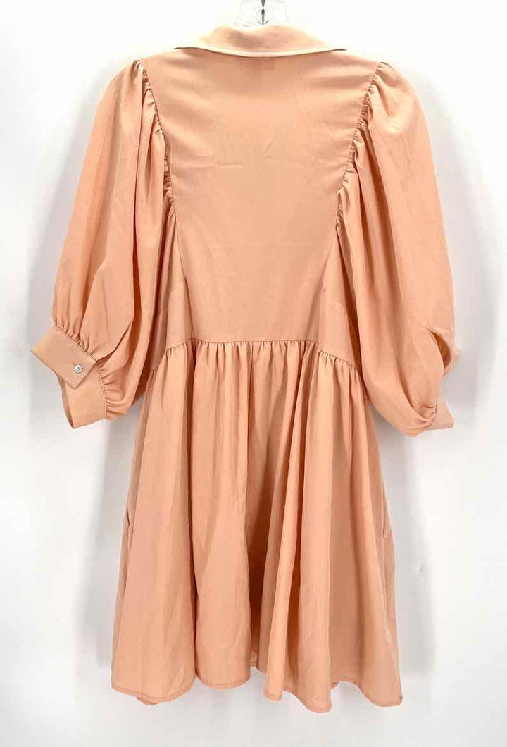 Size L ENTRO Peach Dress