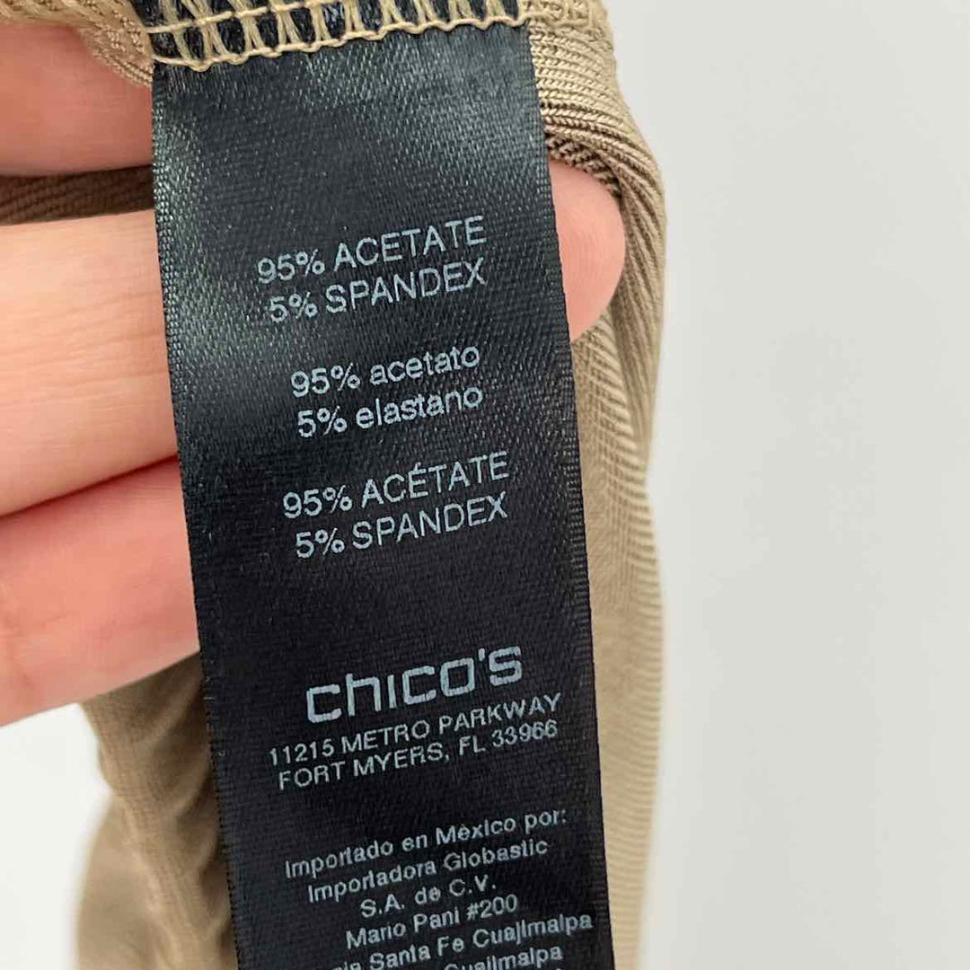 Size L Chico's Gold Pants