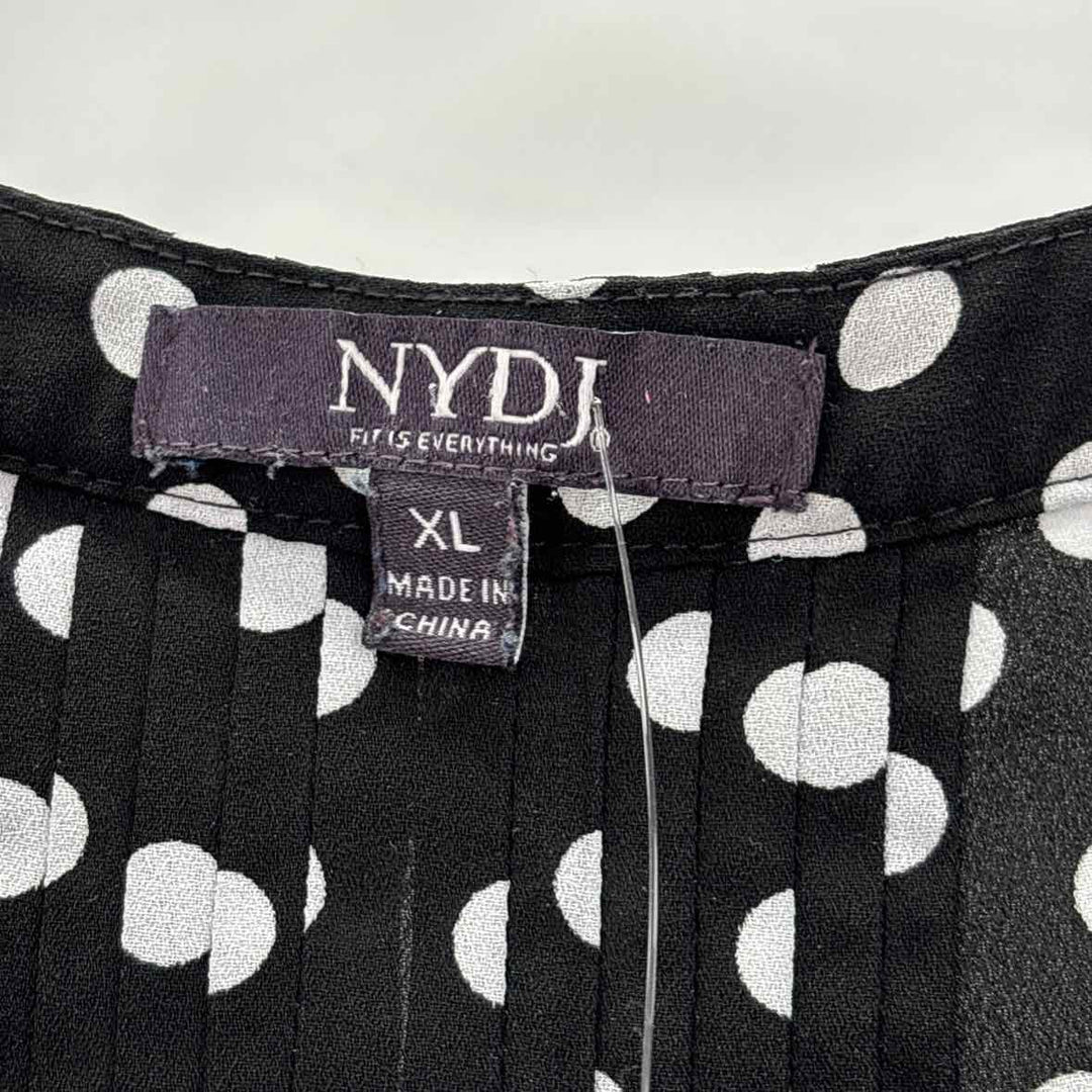 Size XL NYDJ Black Shirt