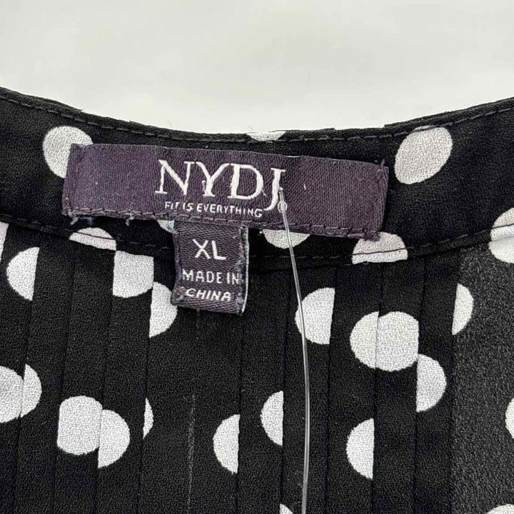 Size XL NYDJ Black Shirt