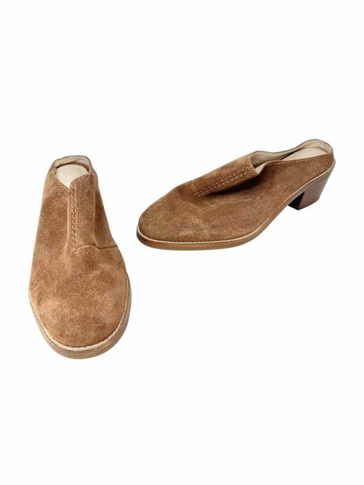 Shoe Size 8 Cole Haan Brown Suede Mules