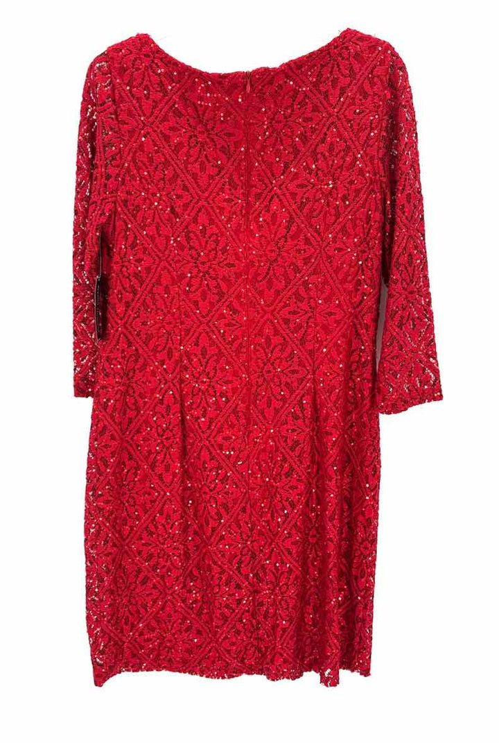 Size 16 JESSICA HOWARD Red Lace PROM