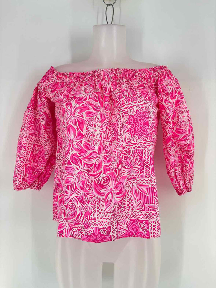Size XS Lilly Pulitzer Pink Shirt
