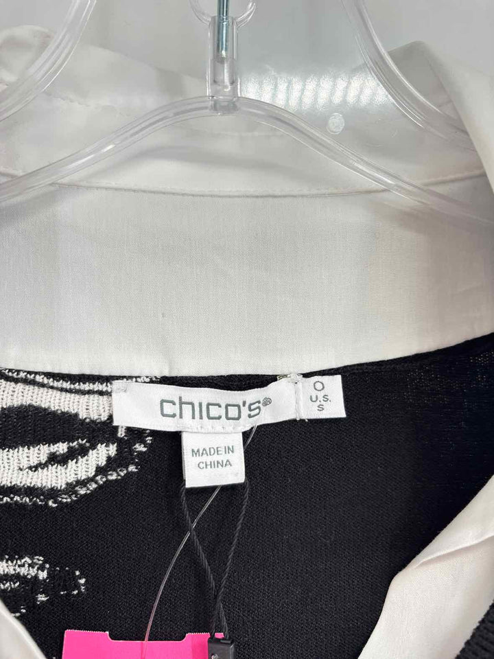 Size S Chico's Black Shirt