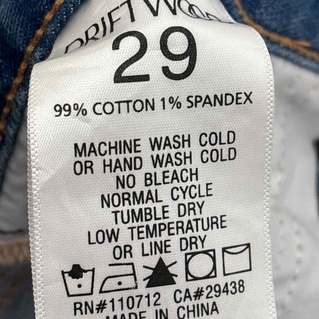 Size 29 DRIFTWOOD Denim Pants