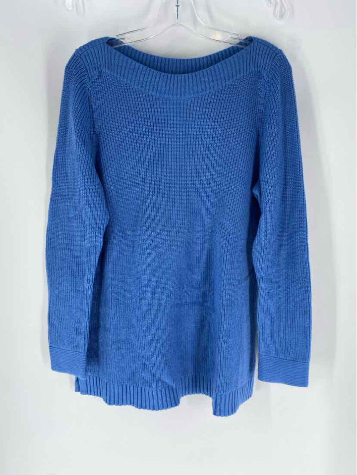 Size XL Talbots Blue Knit Sweater