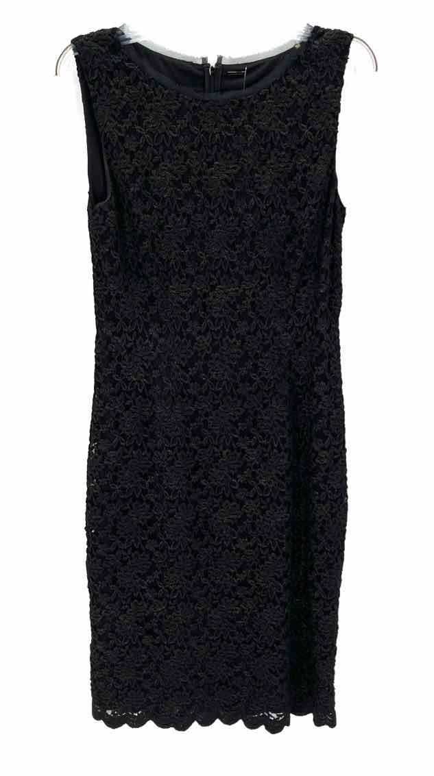 Size 12 TAHARI Black Lace Dress
