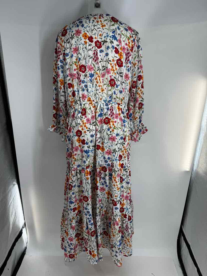 Size 2X SKIES ARE BLUE Multi-Color Dress
