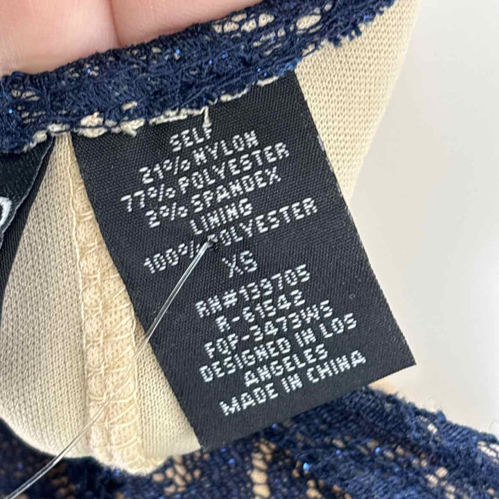 Size XS WINDSOR Navy Lace Dress