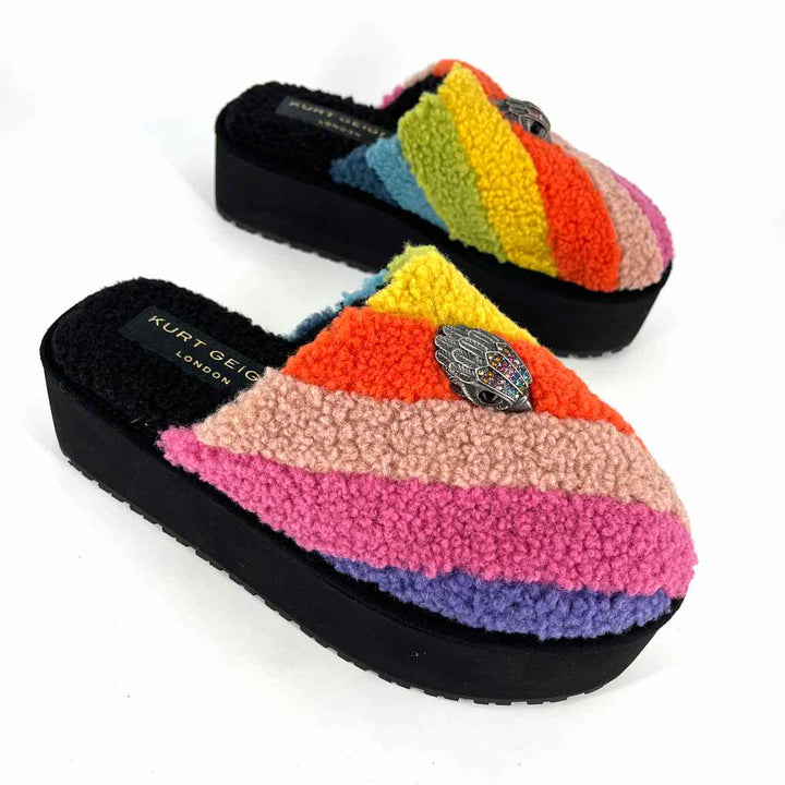 Shoe Size 38.5 Kurt Geiger Multi-Color Flats