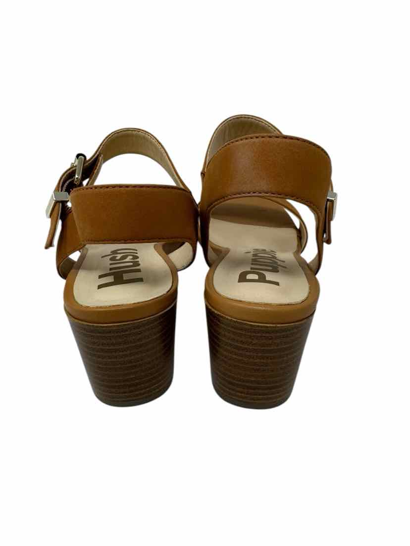 Shoe Size 9 Hush Puppies Tan Leather Sandals
